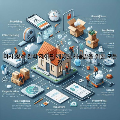 이사 청소 완벽 가이드: 깨끗한 새출발을 위한 모든 것!