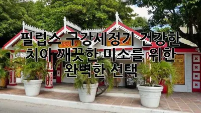 필립스 구강세정기: 건강한 치아, 깨끗한 미소를 위한 완벽한 선택
