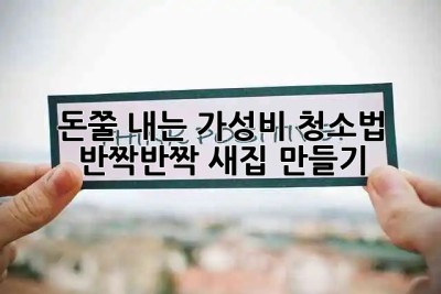 💰💸 돈쭐 내는 가성비 청소법! ✨ 반짝반짝 새집 만들기 🏠