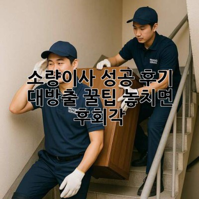 📦 소량이사 성공 후기 대방출! 꿀팁 놓치면 후회각! 🍯