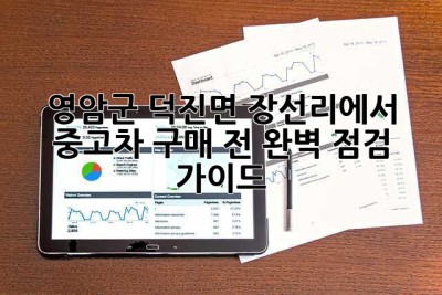영암군 덕진면 장선리에서 중고차 구매 전 완벽 점검 가이드
